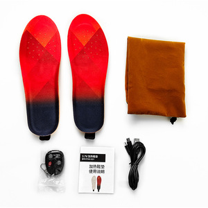 新品跨境无线遥控电热鞋垫暖脚宝USB智能冲电加热鞋垫冬季发热鞋
