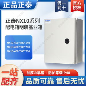 正泰明装基业配电动力箱NX10-5040/20经济JXF柜1.2厚铁皮14深挂墙