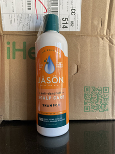 美国Jason Natural天然含胶体硫磺水杨酸355ml去头屑止痒洗发水