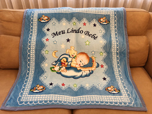儿童毛毯夏薄单层卡通婴儿法兰绒盖毯宝宝抱毯床单幼儿园午睡毛毯