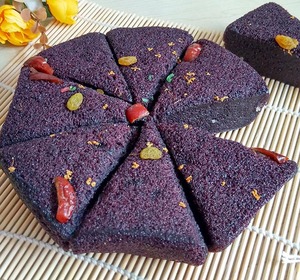 黑松糕 糯米糕 黑米糕 温州泰顺特产纯手工年糕传统糕点 真空包装