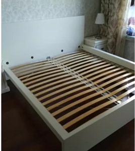宜家代购鲁瑞床板架卧室木条床板桦木胶合板床条弓形床板木质