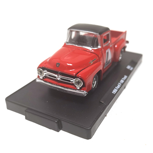 特价1:64 M2品牌 1956福特F100皮卡合金汽车模型 摆件玩具车成品