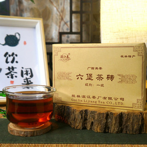 广西黑茶漓江春2016年一级六堡茶砖红浓陈醇传统工艺发酵 250克砖
