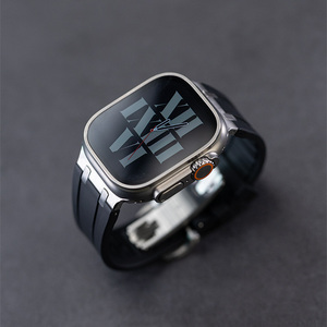 AppleWatch Ultra橡树液态硅胶表带S9适用49苹果手表iwatch蝴蝶扣
