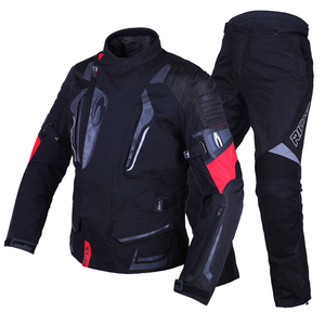 比利时RICHA摩托车骑行服套装男冬季防水防摔衣服拉力赛车机车服