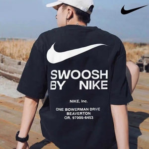 NIKE NSW BIG SWOOSH 大钩子男子纯棉短袖T恤 DZ2882-010-100-700