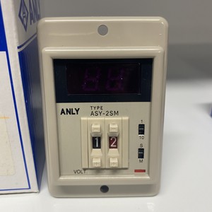 台湾安良ANLY 时间继电器 ASY-2SM 0.1S-99M计时器 现货供应 正品