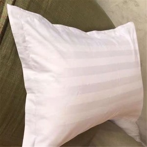 宾馆枕套，酒店旅馆客房床上用品枕皮批发锻条加厚白色枕头套