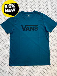 全新正品VANS短袖T恤，经典款LOGO，L码衣长75cm肩