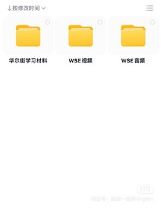 全套WSE华尔街英语原版教材学习资料，包括视频、音频、教材、