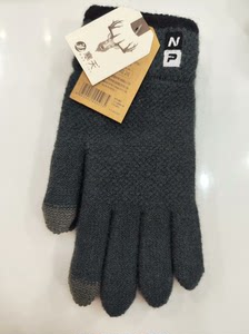 【全新包邮】手套男女冬季保暖防寒加绒超级厚触屏全指毛线手套，