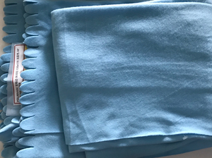 宜家，宝勒迈休闲毯，浅蓝色，130*170厘米，全新，无包装