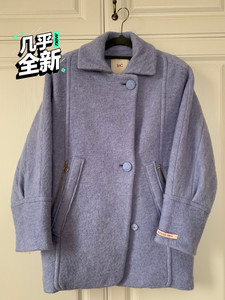 韩国EnC正品羊毛廓形大衣，155/80A，这件衣服最满意的
