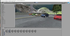 Unity3d小游戏，Unity3d小游戏赛车。