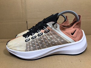 二手正品耐克 EXP-X14 粉白跑步鞋运动女鞋/无原盒/