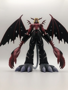 究极吸血魔兽 数码宝贝 3D打印白模 15cm总高