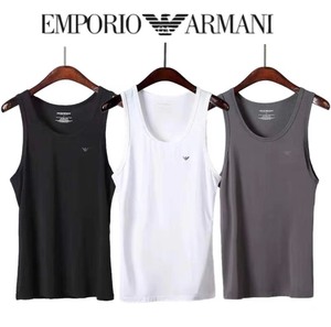 EMPORIO ARMANI阿玛尼背心男士莫代尔圆领吊带无痕