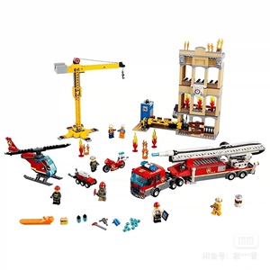 乐高(LEGO)积木 城市系列CITY 60216 城市消防