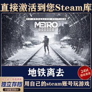 地铁离去 steam正版离线 可激活入库 电脑单机 经典游戏
