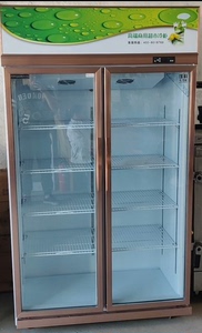 美百加冷藏展示柜单门饮料柜冰箱立式商用双开门保鲜冰柜