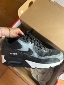 耐克Air Max90黑白 36.5 7成新 没有鞋盒 奥莱