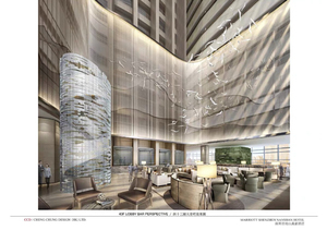 CCD设计深圳中州南山万豪酒店全套cad施工图纸效果图方案摄