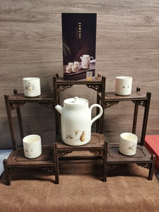 上作茶趣茶具，高端定制文化瓷，原巴蜀一品茶杯茶壶，景作作景，