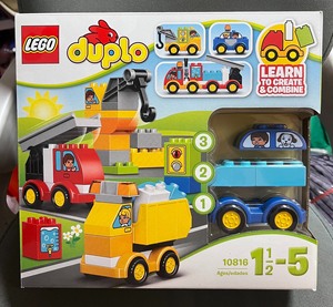 乐高LEGO 大颗粒得宝系列10816 我的第一组汽车与卡车