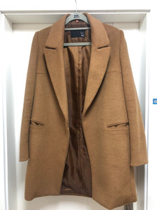 Enc 专柜正品冬款女羊毛大衣W3999 材质：羊毛