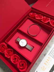 情人节礼物套盒380，dw手表➕手镯玫瑰礼盒，七夕必送女友礼