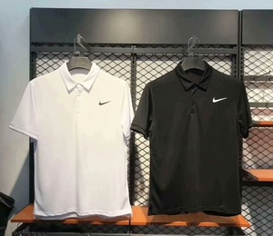 耐克Nike品牌特价短袖t恤男翻领POLO衫男士夏季薄款体恤