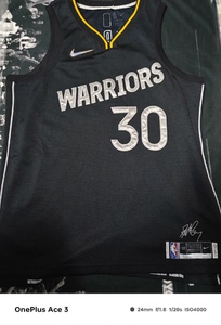 全新正品耐克 勇士队库里30号 男子球衣篮球服运动NBA-N