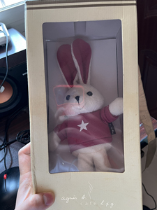 Agnes b 法国 复活节彩蛋兔子毛绒玩具
