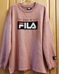 fila 斐乐 菲乐 斐拉 L码男女同款毛衣外套，羊毛衫卫衣