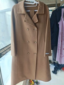 双面羊绒大衣女中长款新款韩版高端赫本风毛呢外套双面绒，全新。