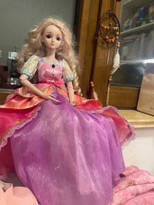 现货叶罗丽娃娃60c m灵公主和孔雀儿童女孩玩具，头发有点乱