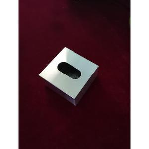 正方形不锈钢小面抽304餐桌纸巾盒台面手抽纸盒食堂茶几手纸箱器