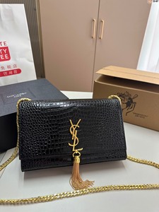 ♥圣罗兰牛皮王子文同款 Woc 链条包 圣罗兰（ysl）专柜