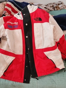 红色男士冲锋衣北面联名防水户外服装登山服四季通用潮牌 M-L