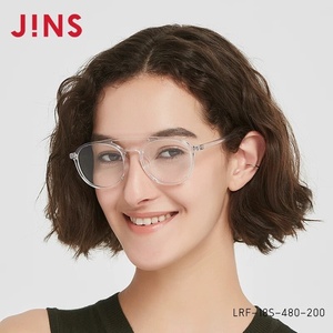 JINS睛姿近视眼镜透明镜框轻量TR90可加防蓝光辐射镜片L