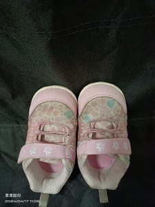 [送花]江博士女童学步鞋，粉色22码，内长160，春秋款鞋，