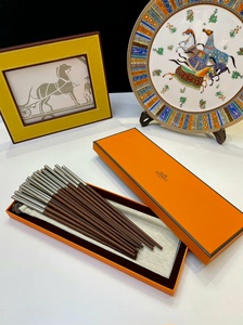 Hermes黄花䔧筷子 10对每盒，全套包装，送礼自用高大上