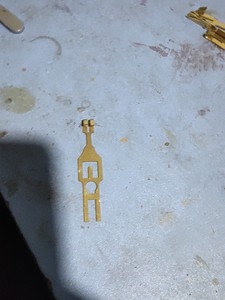 五音挂钟引摆杆，库存全新，黄铜材质，适用于五音座钟。标价是一