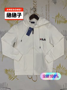 [亏本处理]斐乐FILA纯棉开衫卫衣早秋男外套连帽女情侣休闲