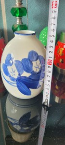 景德镇玉风窑瓷瓶。手绘。