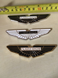 阿斯顿马丁Aston Martin车标金属改装飞行标贴后标尺