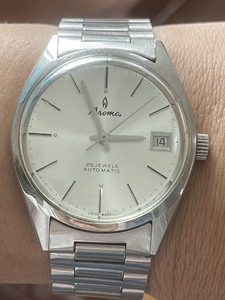 百年灵旗下Aioma（又称火苗）手表，瑞士古董手动机械表，亚