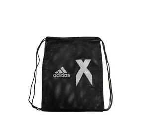 阿迪达斯足球X系列 鞋包球包抽绳包 收纳包 双肩包  中间隔