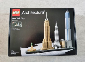 LEGO 21028城市乐高纽约天际线拼装建筑积木 兼容建筑